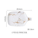 Best Gold Marble Glazes Ceramic Party Tableware