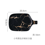 Best Gold Marble Glazes Ceramic Party Tableware