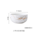 Best Gold Marble Glazes Ceramic Party Tableware