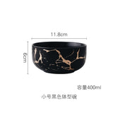 Best Gold Marble Glazes Ceramic Party Tableware