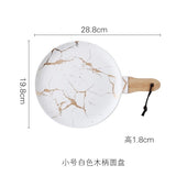 Best Gold Marble Glazes Ceramic Party Tableware