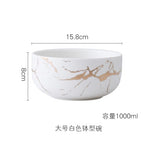 Best Gold Marble Glazes Ceramic Party Tableware