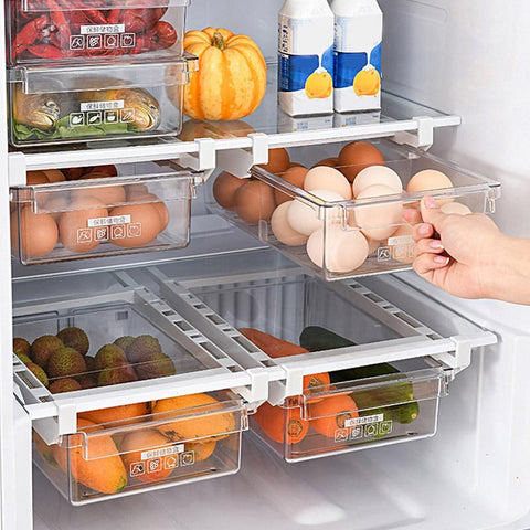 Plastic Clear Fridge Organizer