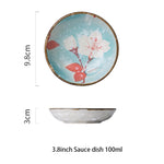 Ceramic Japanese-Style Dinner Plate