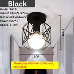 Modern nordic black lamp