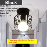 Modern nordic black lamp